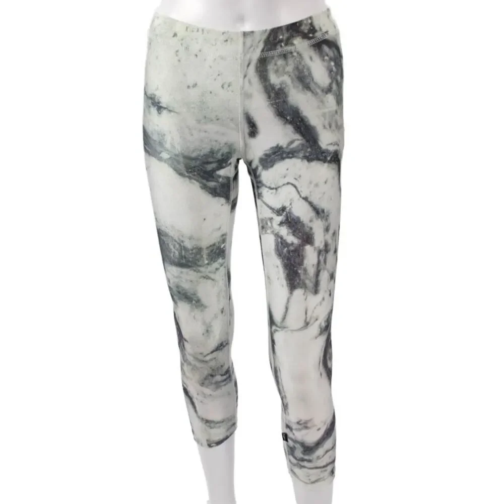 Zara Terez Womens Capri Leggings Multicolor Geometric Polyester Pull On Size S
